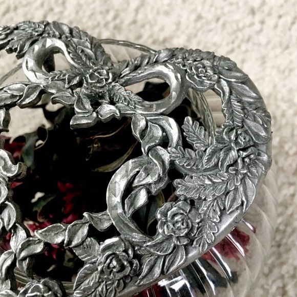 Vintage RAWCLIFFE PEWTER Potpourri Jar With Two Lids PC2990/PO2908 and Potpourri - Picture 7 of 12